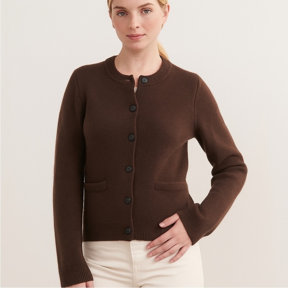 Jenni Kayne Cooper Cardigan - Chocolate